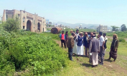 نائب محافظ محافظة إب العميد امين الورافي في زيارة تفقدية للجامعة