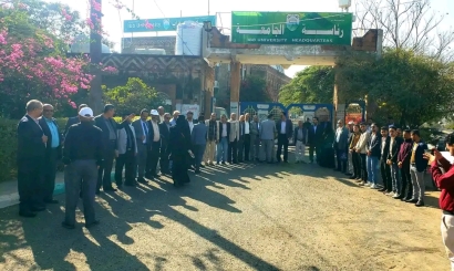 مجلس جامعة إب يستقبل الطلبة المشاركين في المسابقات العلمية